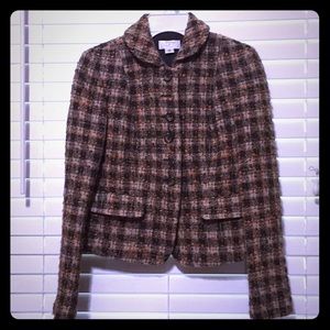 Ann Taylor LOFT Wool Blazer and Matching Skirt, 0P